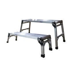 JEU DE 2 PLATE-FORME DE TRAVAIL EN ALUMINIUM