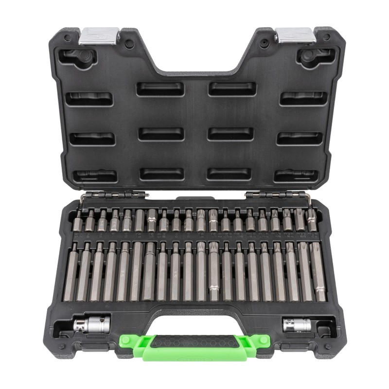COFFRET DE 42 EMBOUTS DE VISSAGE TORX, 12 ET 6 PANS