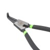 PINCE À CIRCLIPS POUR EXTERIEUR - EMBOUT COURBE 7\" 180MM
