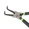 PINCE À CIRCLIPS POUR INTERIEUR - EMBOUT COURBE  7\" 180MM