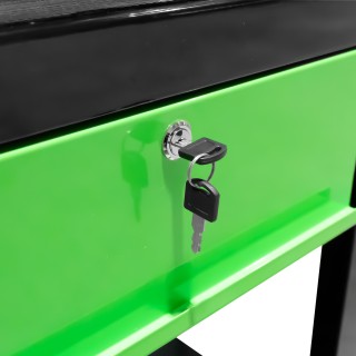 ÉTABLI À 2 TIROIRS AVEC PANNEAU FRONTAL