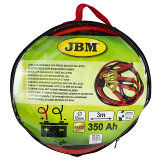 CABLES DE DEMARRAGE 35MMX2 / 3M  PINCE EN LAITON