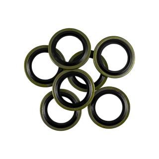 JOINT AVEC LEVRE CAOUCHOUC 16MM DIAM.