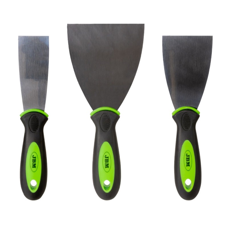 JEU DE 3 SPATULES EN ACIER