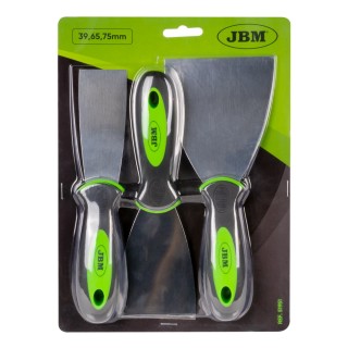 JEU DE 3 SPATULES EN ACIER