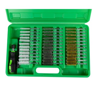 COFFRET DE 38 BROSSES MÉTAL / NYLON / LAITON