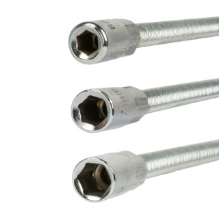 JEU DE 3 TOURNEVIS FLEXIBLES PORTE EMBOUTS