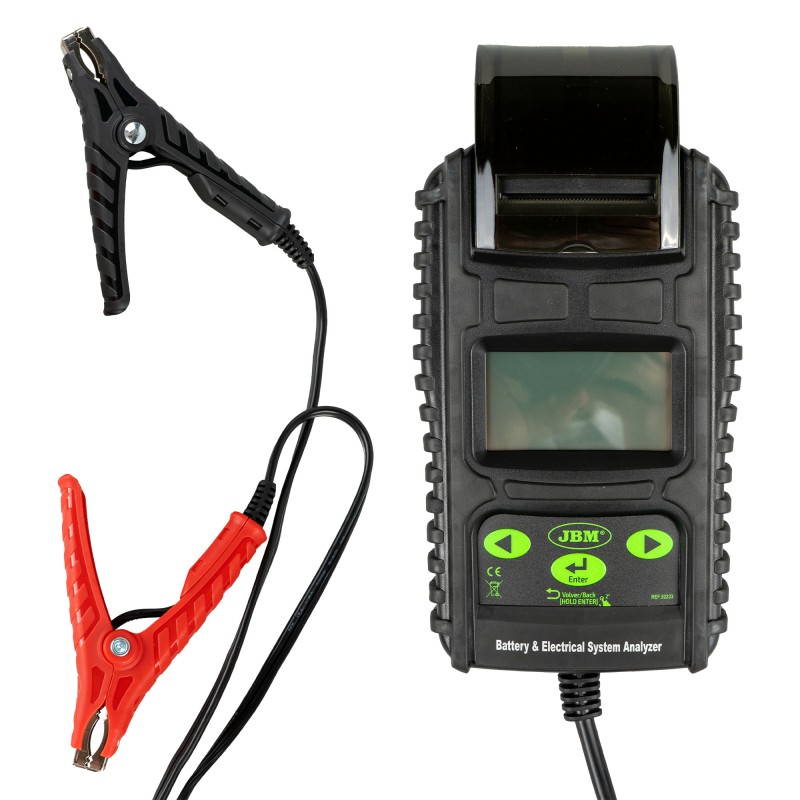 TESTEUR DE BATTERIE ET ALTERNATEURS AVEC IMPRIMANTE