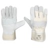 GANTS CUIR ET TOILE