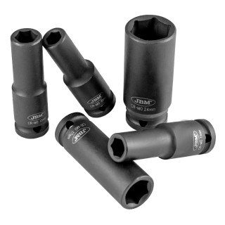 JEU DE 11 DOUILLES À CHOC 6 PANS DE 1/2