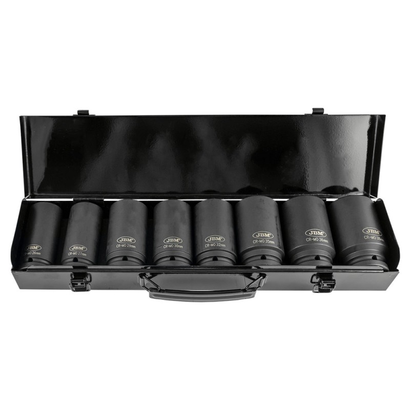 JEU DE 8 DOUILLES À CHOCS HEXAGONALES 3/4\"