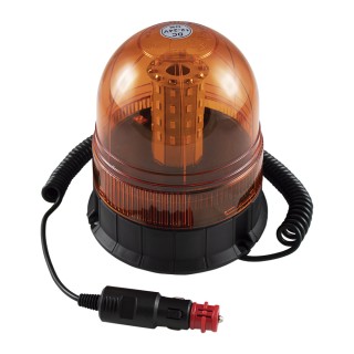 GYROPHARE 6 FONCTIONS À LED 12-24V AVEC PRISE ALLUME-CIGARE