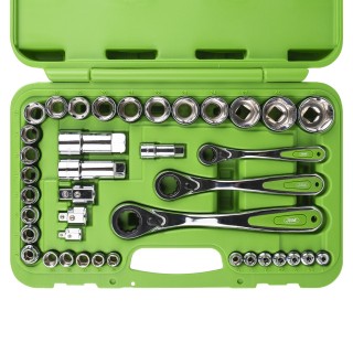 KIT D\'OUTILS DE PASSAGE DE 39 PIÈCES CHROMÉE