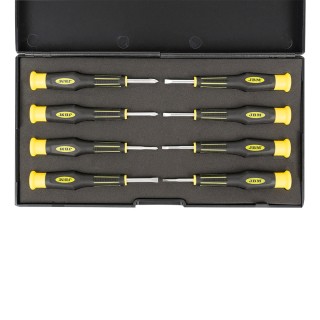 ETUI DE 8 TOURNEVIS DE PRECISION COURTES