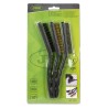 JEU DE 3 BROSSES MÉTALLIQUES