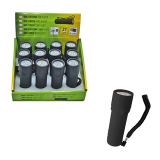 MINI LAMPE TORCHE LED 27LM - NOIRE
