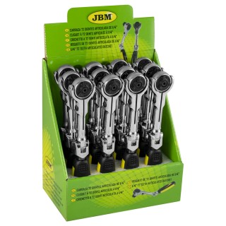 CLIQUET 72 DENTS ARTICULÉ COURT  DE 1/4\" 172MM