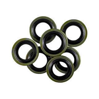 JOINT AVEC LEVRE CAOUCHOUC 10MM DIAM.