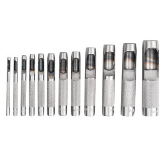 JEU DE 12 POINÇONS CREUX - METRIQUE