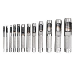 JEU DE 12 POINÇONS CREUX - METRIQUE