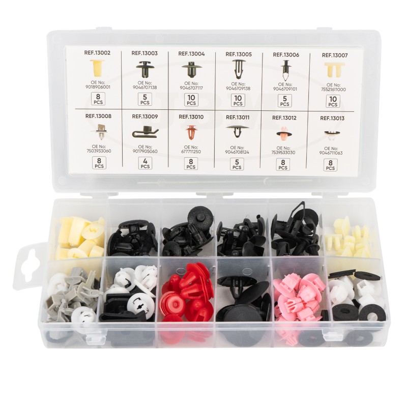 ÉTUI DE CLIPS EN PLASTIQUE POUR TOYOTA / LEXUS 89 PCS