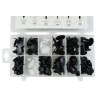 ÉTUI DE CLIPS EN PLASTIQUE UNIVERSEL 128 PCS