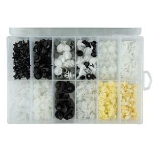 ÉTUI DE CLIPS EN PLASTIQUE POUR PEUGEOT / CITROEN 345 PCS