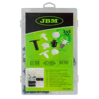 ÉTUI DE CLIPS EN PLASTIQUE POUR PEUGEOT / CITROEN 345 PCS