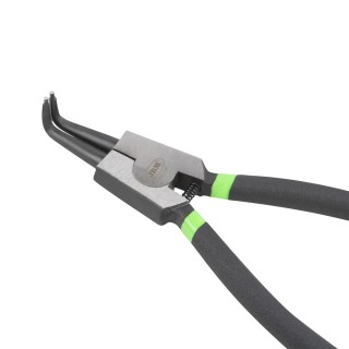 PINCE À CIRCLIPS POUR EXTERIEUR - EMBOUT COURBE 9\" 225MM