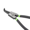 PINCE À CIRCLIPS POUR EXTERIEUR - EMBOUT COURBE 9\" 225MM