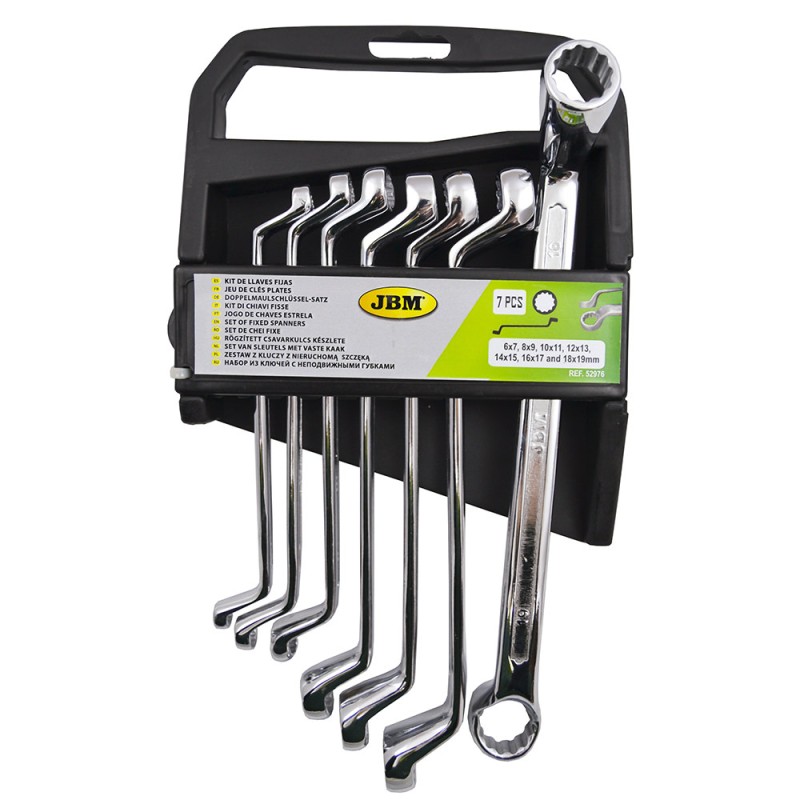 JEU DE 7 CLÉS CONTRE COUDÉE - BRILLANT