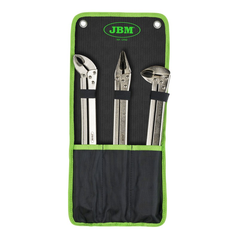 JEU DE 3 PINCES ETAUX EXTRA LONGUES