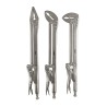 JEU DE 3 PINCES ETAUX EXTRA LONGUES