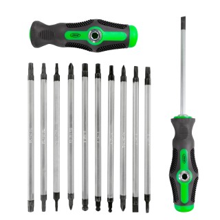 JEU DE TOURNEVIS AVEC MANCHE INTERCHANGEABLE