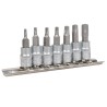 RAIL DE 7 POINTES TORX INVIOLABLE1/4\"