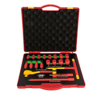 COFFRET D\'OUTILS ISOLANTS 20 PIÈCES DE 3/8\"