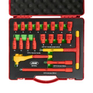 COFFRET D\'OUTILS ISOLANTS 20 PIÈCES DE 3/8\"