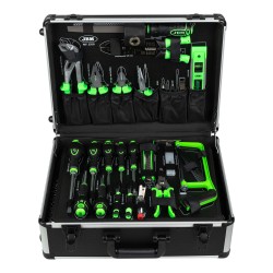 CAISSE À OUTILS EN ALUMINIUM 159 PIÈCES ZINGUÉES