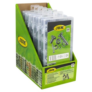 ÉTUI DE VIS ET ÉCROUS 240 PIÈCES