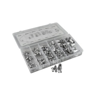ÉTUI DE RIVETS INSERTS ALUMINIUM 150 PIÈCES