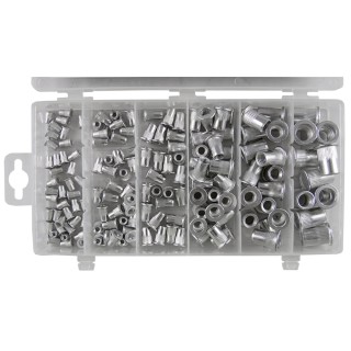 ÉTUI DE RIVETS INSERTS ALUMINIUM 150 PIÈCES