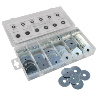 ÉTUI DE RONDELLES ACIER 240 PIÈCES