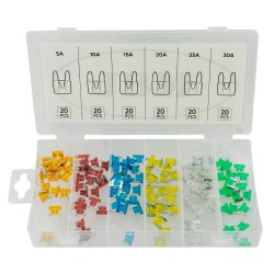 ÉTUI DE FUSIBLES 120 PIÈCES