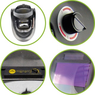 CASQUE À SOUDER AVEC RÉGULATEUR MANUEL