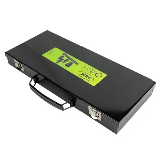 JEU 19 PIECES À CHOC DE 1/2\" AVEC 14 DOUILLES 12 PANS + REDUCTEURS