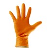 GANTS ORANGES EN NITRILE, ÉPAISSEUR DE 7,0 MIL, TAILLE : L (100 GANTS)