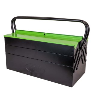 BOÎTE À OUTILS EN FER 63 PIÈCES ZINGUÉES