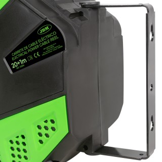 ENROULEUR CABLE ELECTRIQUE 21M - VERT