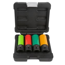 JEU DE 4 EMBOUTS À CHOC POUR LES ROUES EN ALLIAGES LÉGERS, 1/2\"