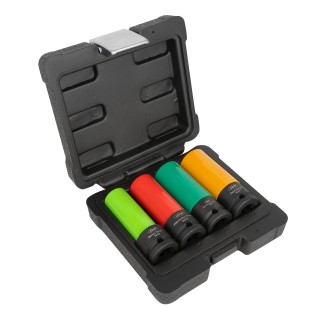 JEU DE 4 EMBOUTS À CHOC POUR LES ROUES EN ALLIAGES LÉGERS, 1/2\"